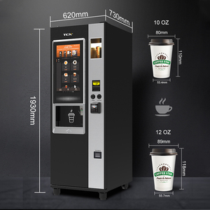 Máquina Expendedora <span class=keywords><strong>de</strong></span> Café Automática TCN, la Más Popular, Totalmente Automática, <span class=keywords><strong>de</strong></span> Grano a Taza, con Pantalla <span class=keywords><strong>de</strong></span> 22 Pulgadas, para Negocios - Product Image 3