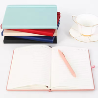 Carnet de notes A5 A6 personnalisé imprimé en cuir PU Journal portable cadeaux promotionnels d'affaires avec logo