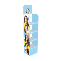 Support d'affichage personnalisé en carton de haute qualité, moderne et écologique pour les supermarchés et les centres commerciaux