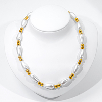 Ensemble de bijoux unisexe plaqué or 18 carats, 4 pièces, cristal, strass, acier inoxydable, collier, bracelet, boucles d'oreilles, bague, tendance