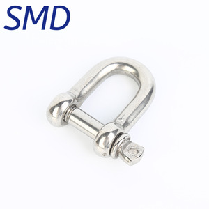 Grillete SMD tipo D de acero inoxidable 316 con pasador de tornillo de cabeza cuadrada, tamaño métrico M4 a M38, grilletes de grado marino - Product Image 2