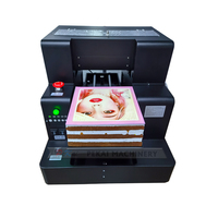 Imprimante de desserts alimentaires de taille A4 avec machine d'impression à encre comestible pour l'impression de macarons de chocolat de biscuits de fondant de sucre