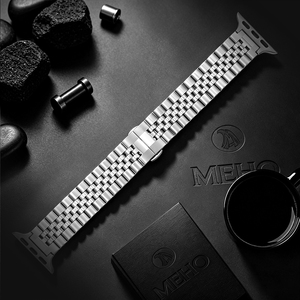 Bracelet de montre en acier inoxydable, bracelet de remplacement pour montre intelligente - Product Image 1