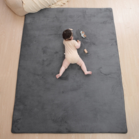 Vente en gros tapis de jeu facile à nettoyer pour tout-petits et bébés salon chambre à coucher tapis de pépinière antidérapant velours corail tapis Tatami élastique en mousse