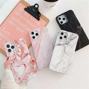 Funda de teléfono de lujo para mujer, cubierta trasera con estampado IMD para iPhone 13 12 11, accesorios de mármol galvanizado - Product Image 3