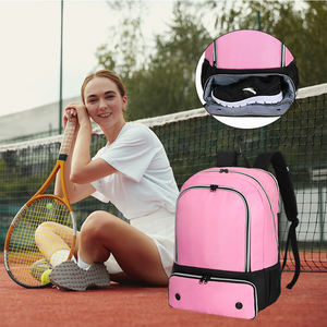 Sac à dos de tennis pour garçons et filles, sac junior pour raquettes de tennis junior, plusieurs poches avec compartiment à chaussures, bretelles rembourrées en mesh - Product Image 3