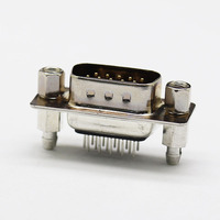Adaptateur VGA DR15 DB15, prise mâle, trois rangées de ports parallèles, hauteur 10,7 mm, positions 15-62 broches, PCB 180 degrés, connecteur femelle mâle