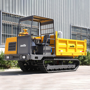 Mini-dumper sur chenilles pour usage agricole, fourni directement par l'usine, capacités 500kg, 1000kg, 1.5, 2, 4, 6, 8, 10 tonnes - Product Image 4