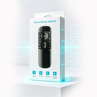 Remote Control Mouse Terbang Nirkabel Mini Smart Voice dengan Kode Bergulir, Keyboard Mini, Fungsi Otomatisasi Rumah & TV