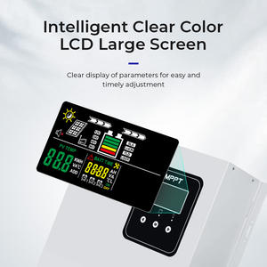 MPPT <span class=keywords><strong>200A</strong></span> 태양열 충전 컨트롤러 12V 24V 36V48V LCD 디스플레이 솔라 패널 납산/리튬용 배터리 지능형 조절기 - Product Image 2