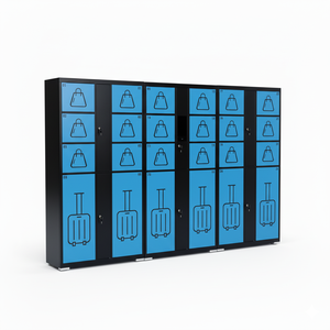 ตู้ล็อกเกอร์อัจฉริยะสำหรับกระเป๋าเดินทาง ทำจากโลหะ เหมาะสำหรับโรงยิม มหาวิทยาลัย และโรงแรม พร้อมระบบจดจำใบหน้าและการเข้าถึงด้วยคิวอาร์โค้ด - Product Image 5