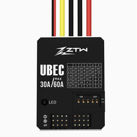 ZTW UBEC 30A G2 HV BEC 3-18S 9-80V 30A 60A Peak Réglable Sortie 5.2-12V pour Drone RC UAV FPV