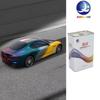 Vernis automobile haute performance 2K, couche transparente liquide, durcisseur et diluant pour peinture automobile