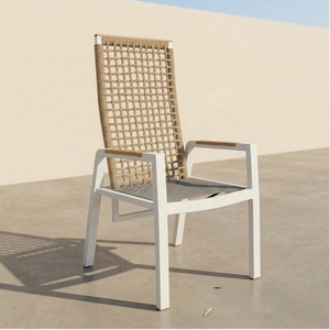 Silla Reclinable de Aluminio Tejida con Cuerda para Exteriores, Ajustable, para Jardín, Patio, <span class=keywords><strong>Terraza</strong></span>, Venta al Por Mayor Directa de Fábrica - Product Image 6