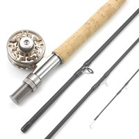 Kualitas Terbaik dengan Harga Murah Fly Fishing Rod dan Reel Combo 1.98M 2.1M 2.4M 2.7M Carbon Fiber Portable Terbang Memancing Set