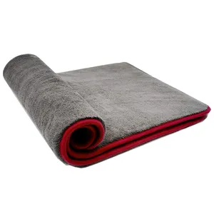 Car Towel Private Label Car Drying Towel xl 1200 gsm Gray Showtop Free Microfiber Cleaning Towel