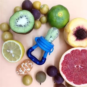 I-0257 nouveauté de qualité alimentaire en Silicone bébé fruits drôle morsure jouets légumes bébé mangeoire en Silicone sucette - Product Image 3