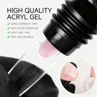 AiBevoow Factory - Ventes Flash - Fabricant Professionnel - Échantillon Gratuit - Gel Poly Acrylique pour Ongles - Tube de Gel Dur pour Gel Poly UV LED
