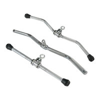Lot de 8 accessoires portables pour machine à triceps, poignées d'exercice en acier et caoutchouc et barre rotative – Vente en gros
