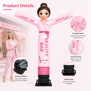 Muñeco Inflable Personalizado para Agencia <span class=keywords><strong>Inmobiliaria</strong></span>, Tubo Inflable Resistente al Viento para Publicidad Exterior de Compra, Venta y Alquiler de Viviendas - Product Image 5