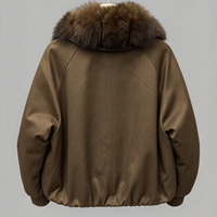 Veste d'hiver pour femme à col rabattu, manches longues, ornée de boutons métalliques, courte, épaisse, chaude, tendance, polyvalente et décontractée