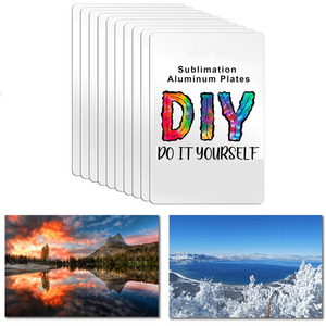 แผ่นอะลูมิเนียมเปล่าสำหรับพิมพ์ลายด้วยเทคนิค Dye-sublimation ขนาด 30*40 ซม. แผ่นอะลูมิเนียมเปล่าสำหรับงาน DIY กรอบรูปติดผนัง โปสเตอร์ เหมาะสำหรับห้องนั่งเล่นและห้องนอน - Product Image 1