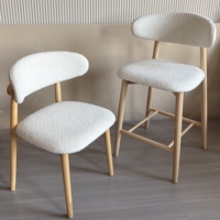 Fabricants de meubles Tabourets de comptoir à cadre en bois massif moderne et minimaliste Chaises de bar Chaise haute pour table de bar
