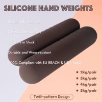 Kit de Pilates personnalisé pour femmes, couleur chocolat, écologique, antidérapant, avec haltères en silicone, barre ondulée, poids pour chevilles et tapis de yoga