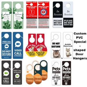 Tùy Chỉnh In Ấn Logo Nhựa <span class=keywords><strong>PVC</strong></span> Không Thấm Nước Bền Hình Tag Dấu Hiệu Cửa Cho Văn Phòng Khách Sạn <span class=keywords><strong>PVC</strong></span> Cửa Móc Áo - Product Image 2