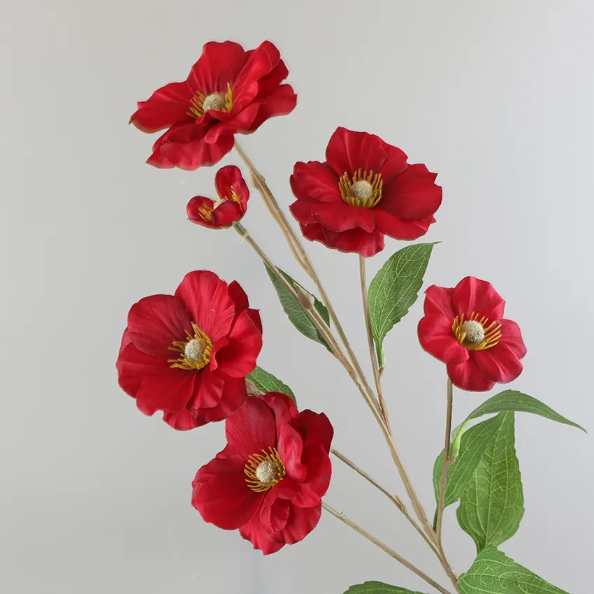 false flowers for decoration mini silk flower manufacturer wholesale price silk flower bush