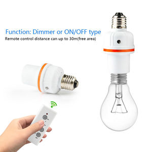 No Wiring Needed Screw Type Remote <strong>Control</strong> <strong>Lamp</strong> Holder LED Light <strong>Lamp</strong> <strong>Socket</strong> - Product Image 3