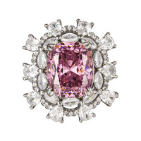 Bague en tungstène directement de l'usine avec accents de péridot et zircon fumé, taille ajustable, bijoux élégants pour femmes, style brésilien, vente en gros