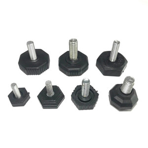 <b>Adjustable</b> <b>Feet</b> Hexagonal Plastic Coated Furniture <b>Leveling</b> Support J555 Outdoor Use - Product Image 4