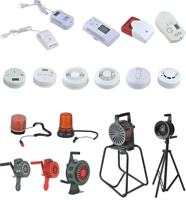 Sirène stroboscopique efficace 24V DC 105DB avec lumière LED et avertisseur sonore, accessoires de point d'appel manuel pour système d'alarme incendie