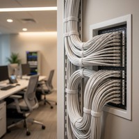 Câble Ethernet Gigabit Cat6 HEADWAY, résistant au feu B2, LSZH, 23AWG, cuivre nu, câble réseau UTP, 305m, blanc