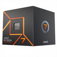 Nouveau processeur de bureau AMD Ryzen 7 7700 8 cœurs 16 threads 3,8 GHz débloqué, socket FM1, 64 bits, virtualisation, en tray