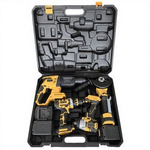 Wholesale Electric Industrial Brushless Profession Power Cordless <b>Tool</b> <b>Set</b> <b>Tools</b> Kit 4 in 1 <b>Tools</b> - Product Image 1