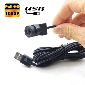 Kamera Web 1080P Full HD USB 2.0, Lensa Mata Ikan Mini Sudut Lebar PC Industri OTG UVC Usb Mikro Freezer Penjualan Sendiri