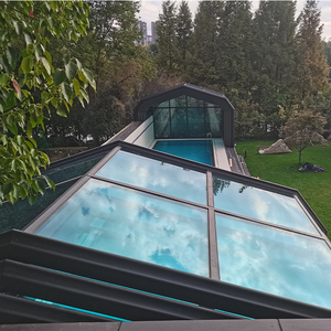 Moderna Sala de Estar de Aluminio con Techo de Cristal, Jardín de Invierno para Exteriores, Invernadero para Terraza de Villa y Extensión de Restaurante - Product Image 2
