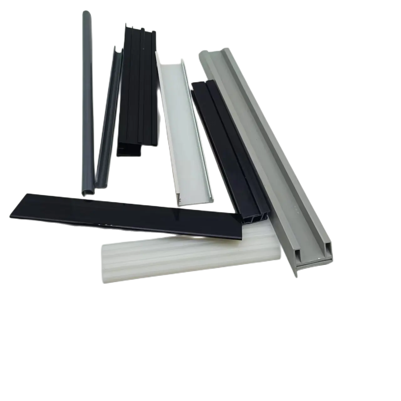 Durable PVC plastic profiles custom plastic extrusion service extrusion plastic door profile