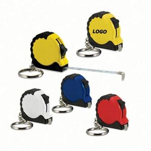 Promotional Fashion <b>Plastic</b> Mini Round Tape Measure Keychain-Portable <b>Pocket</b> Ruler for Gifts & Giveaways - Product Image 1