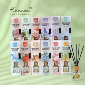 <span class=keywords><strong>Diffusore</strong></span> di Reed della migliore fragranza della stanza della decorazione domestica 100 ml, bottiglia di vetro trasparente lussuosa, - Product Image 2