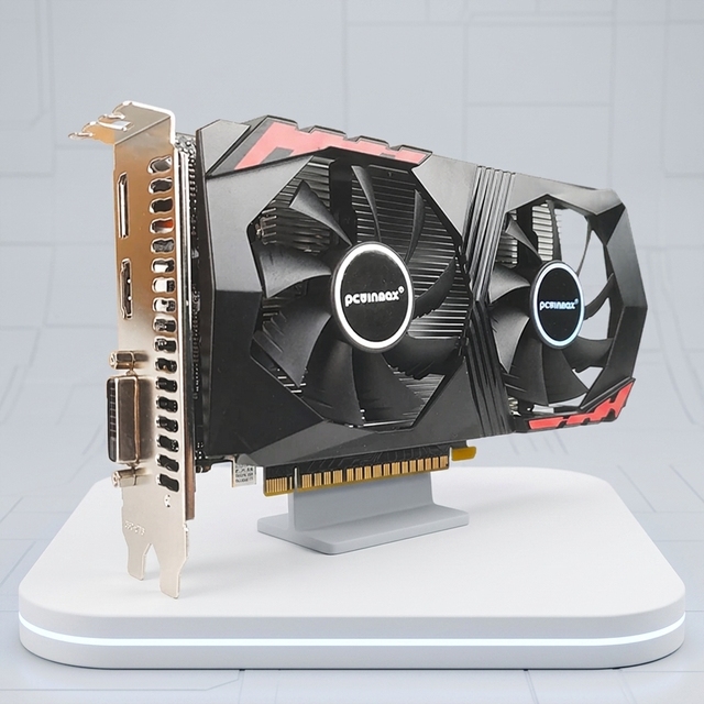 For Graphics Card GTX 1050 Ti 4GB GDDR5 128Bit PCI Express Fan-Cooled Gaming OEM Bulk with HD DVI Output for Desktop PCs