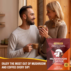 Café Moído de Marca Privada de Alta Qualidade, Café Instantâneo Orgânico de Arábica, Mistura de Café com Cogumelos Nootrópicos - Product Image 3