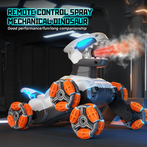 Muiltfunctional Rc Animal Toys Niños Simulación eléctrica Seis ruedas Spray Dinosaurio <span class=keywords><strong>Robot</strong></span> Juguetes <span class=keywords><strong>Control</strong></span> remoto Regalos geniales para niños - Product Image 2