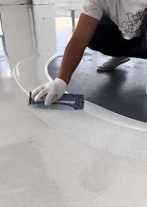 <span class=keywords><strong>Peinture</strong></span> époxy auto-nivelante à base d'eau pour sols en sable, revêtement liquide durable à appliquer au pinceau pour sols résistants à l'abrasion - Product Image 5