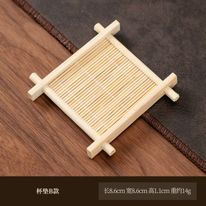 Sottobicchiere Personalizzato Tic Tac Toe, Tappetino Rotondo o Quadrato, Tappetino Isolante, Sottopiatto per Cerimonia del Tè, Accessori per la Casa, Decorazione - Product Image 6