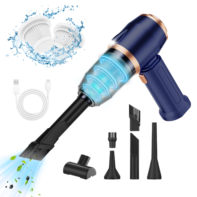 Handheld Brushless Car Vacuum Cleaner, High Power Cordless Mini Design, Portable Wireless Vacuum for Home and Travel Use