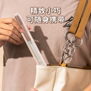 Portable 316 Stainless Steel <b>Chopsticks</b> With Case For Office And Travel - Product Image 1