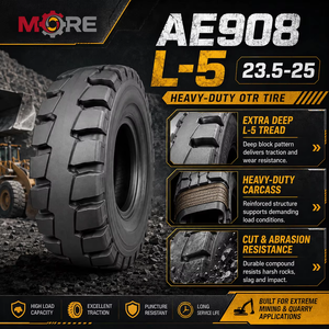 ยาง23.5-25 OTR สำหรับงานหนักลาย L5 AE908ยาง40PR สำหรับขุดและตะกรันเหล็ก - Product Image 2